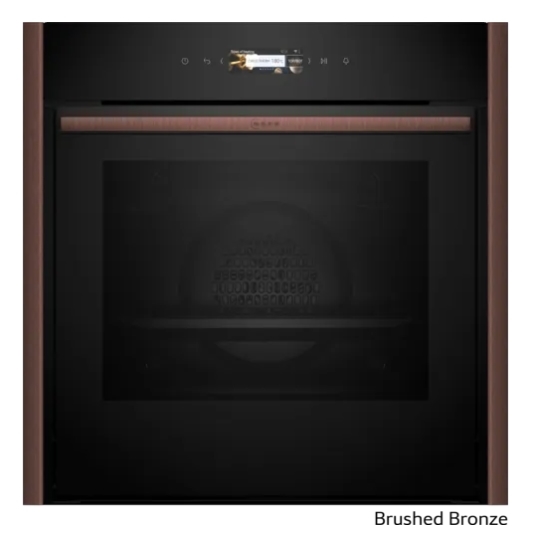 Indbygningsovn 60 X 60 Cm Flex Design Neff N70 Brushed Bronze